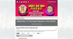 Desktop Screenshot of angryoldmanpodcast.com